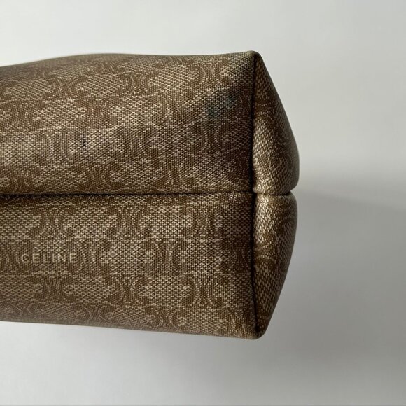 VINTAGE CELINE MACADAM PVC LEATHER POUCH - Picture 9 of 10